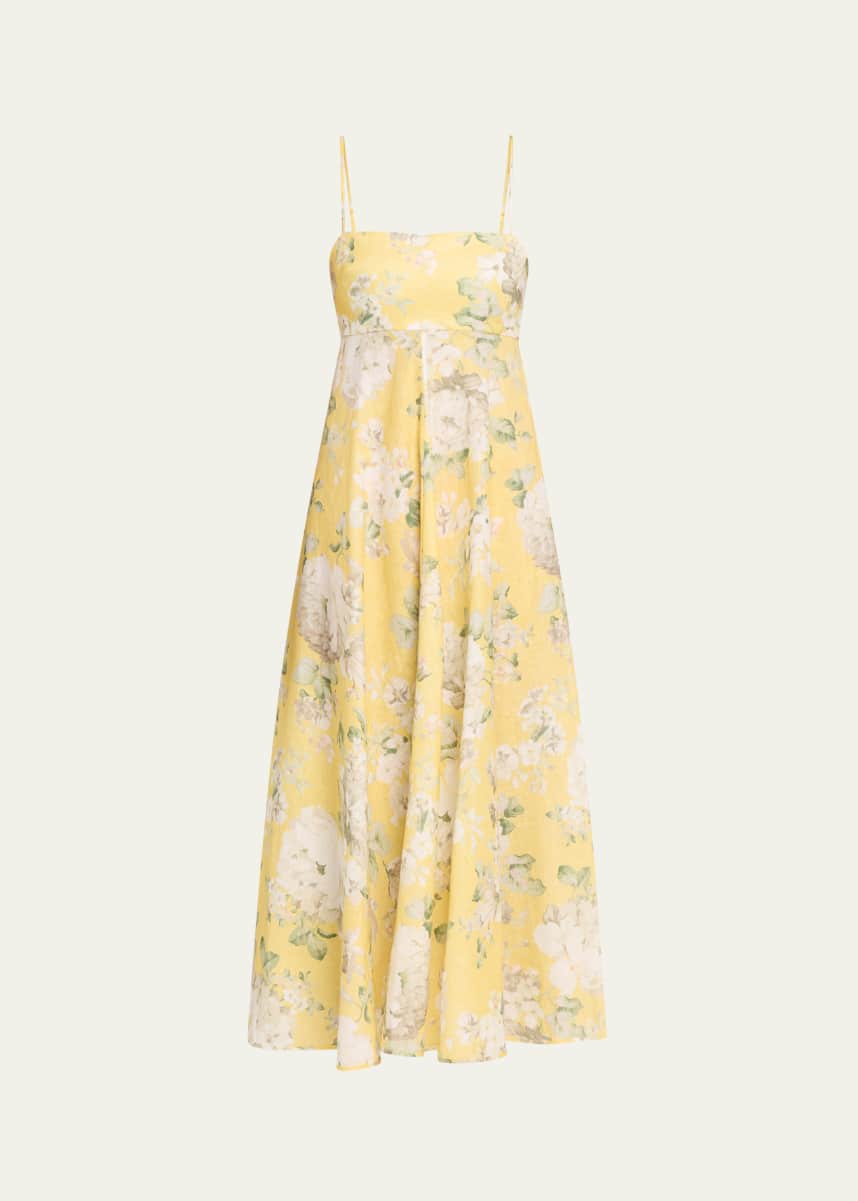 Zimmermann Acacia Floral Midi Dress