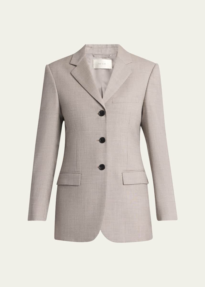 THE ROW Selene Single-Breasted Blazer Jacket