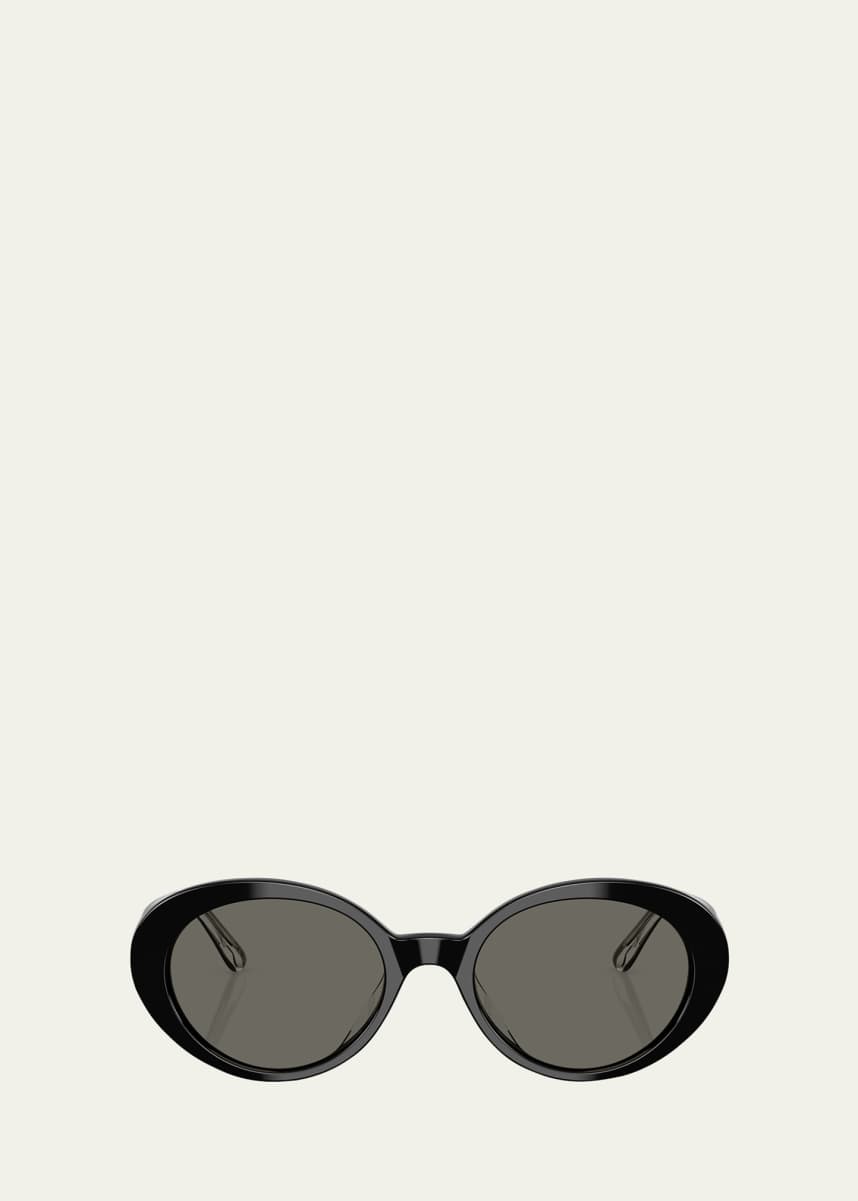 Oliver Peoples Acetate Oval Sunglasses