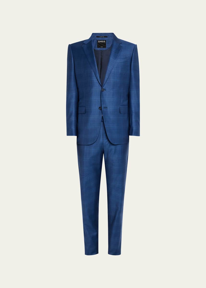 ZEGNA Men's Trofeo Check Suit