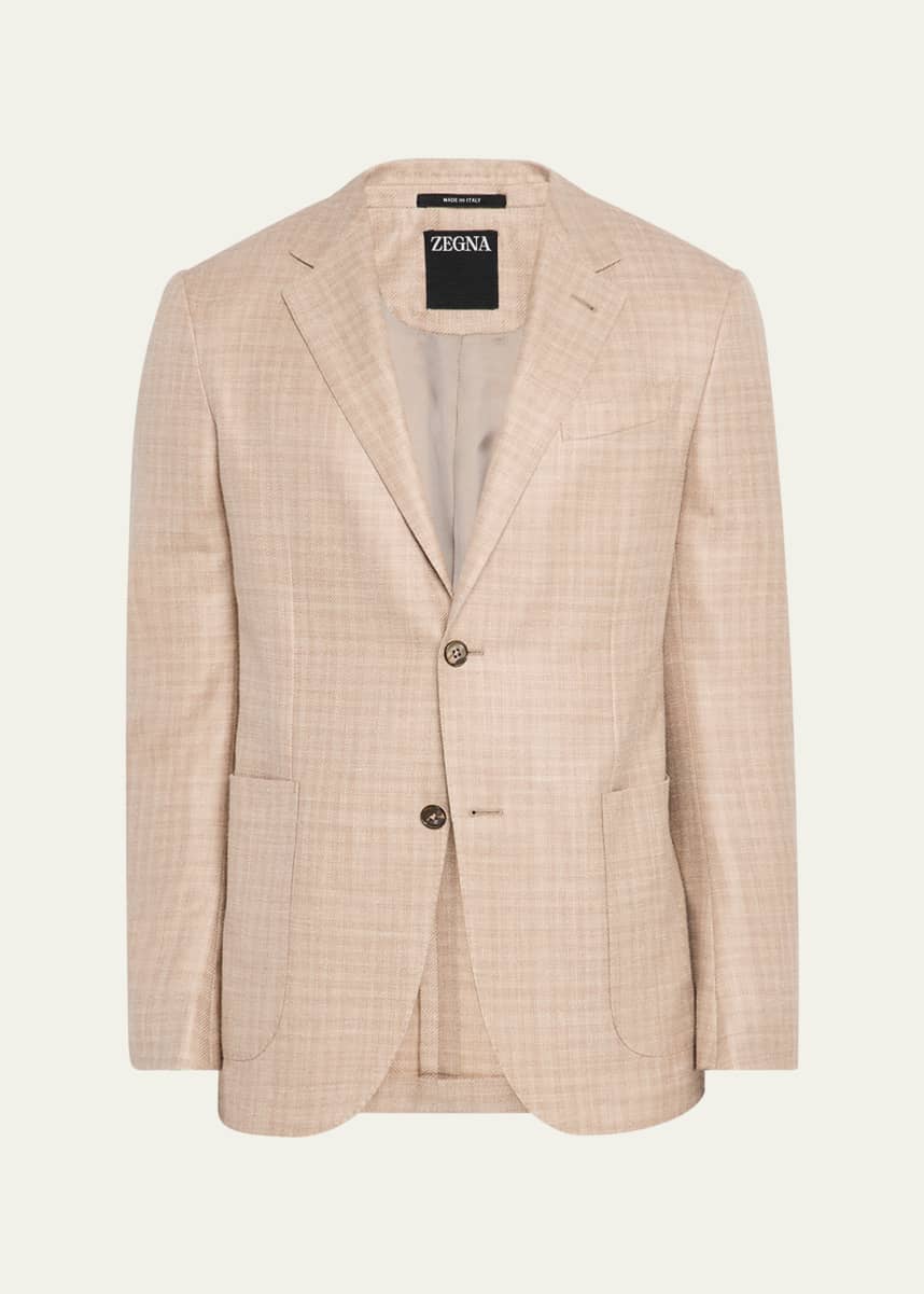 ZEGNA Men's Tonal Plaid Sport Coat