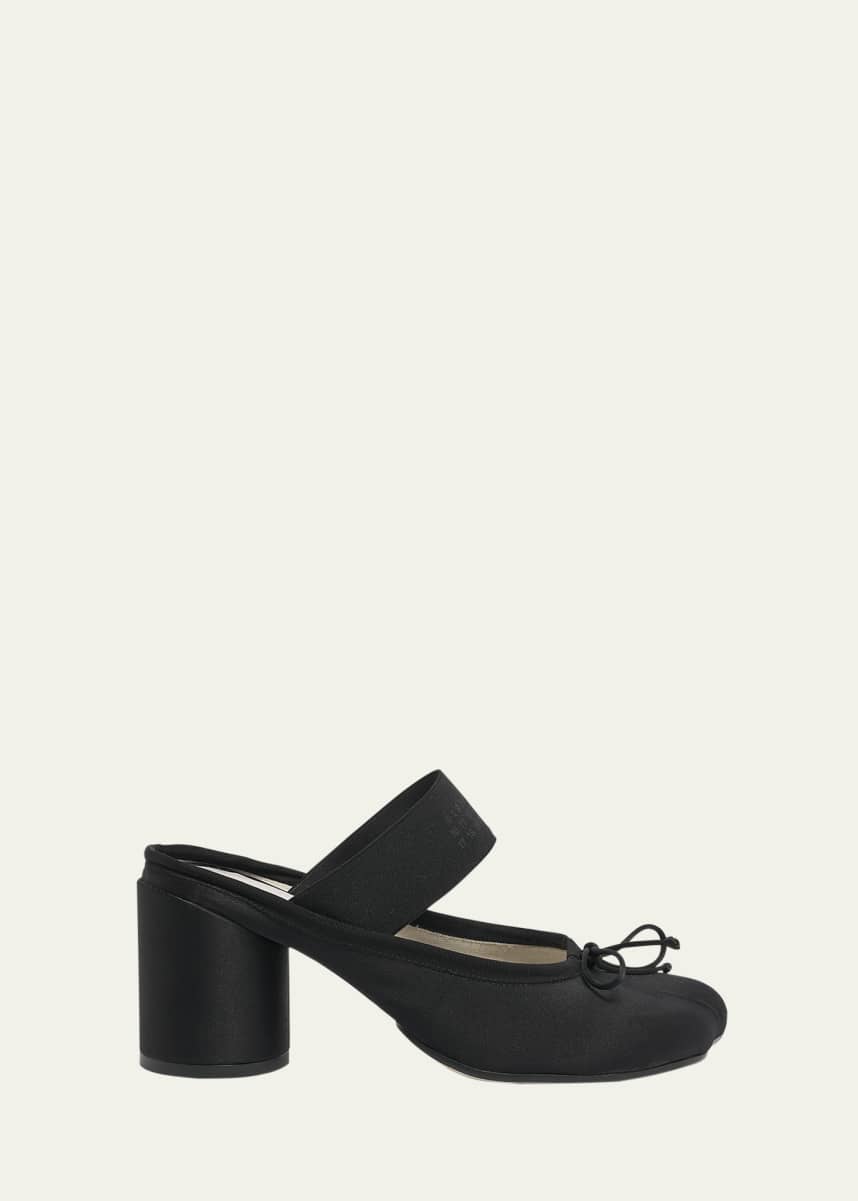 MM6 Maison Margiela Satin Ballet Mules