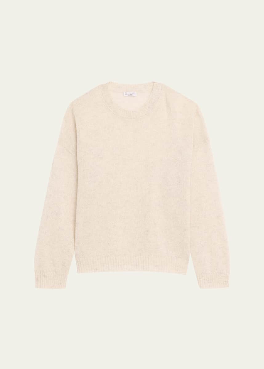 Brunello Cucinelli Micro Sequined Mohair Sweater