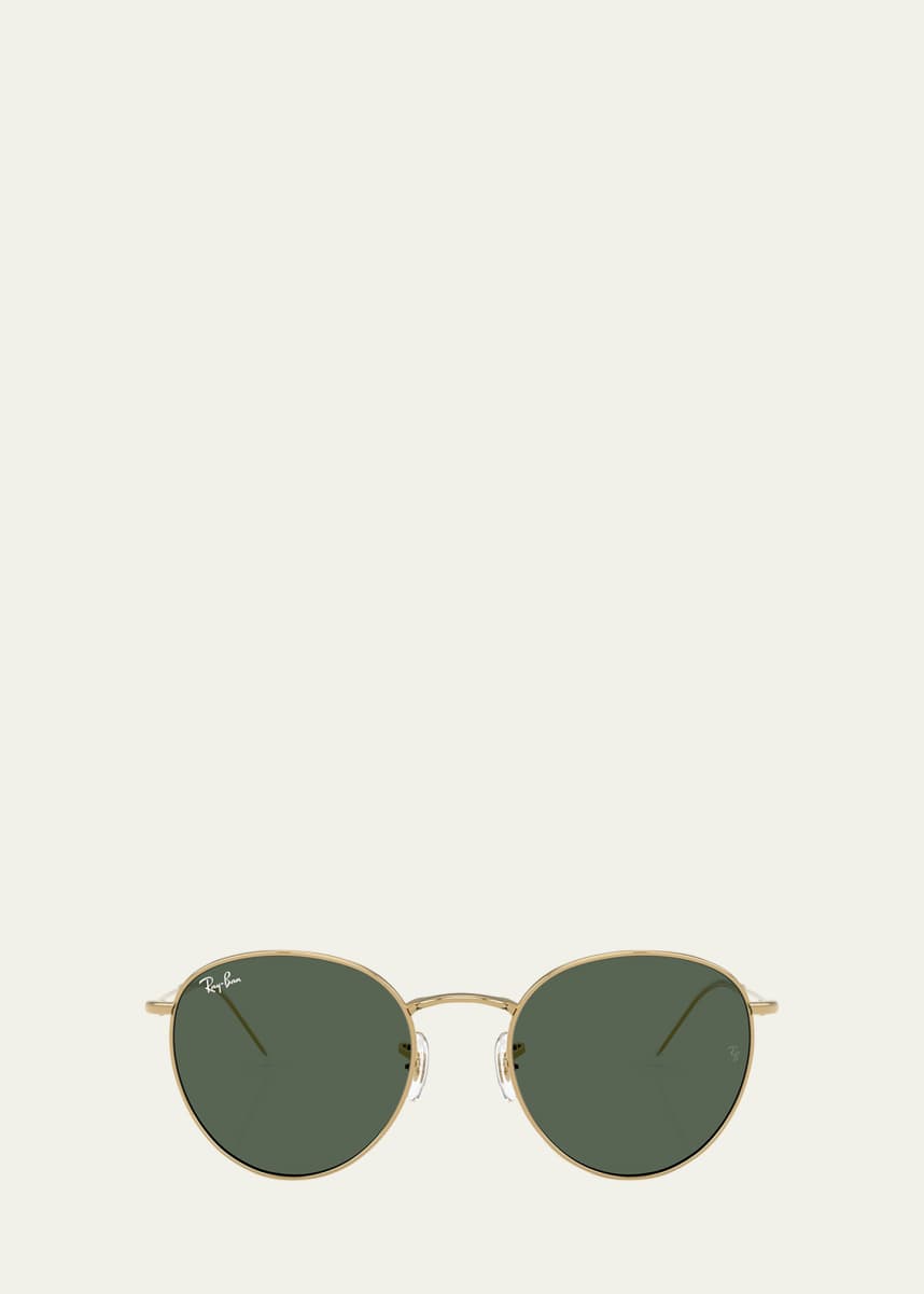 Ray-Ban Reverse Metal Round Sunglasses, 53MM