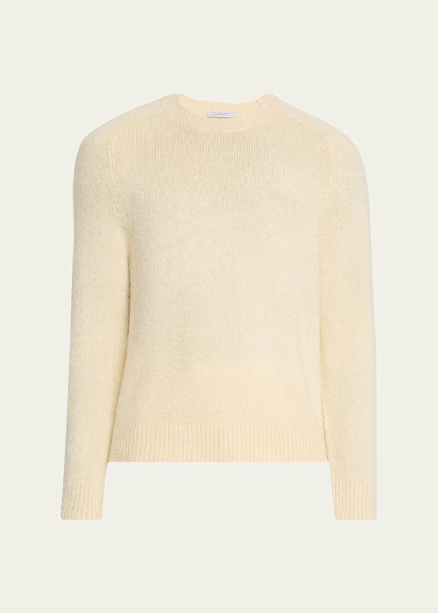 Gabriela Hearst Men's Shorehan Silk and Cashmere Crewneck Sweater