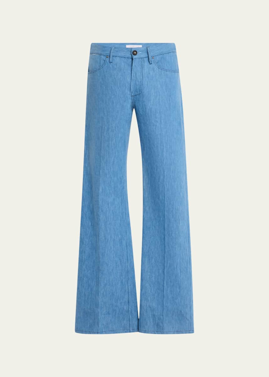 Gabriela Hearst Men's Preston Five-Pocket Pants