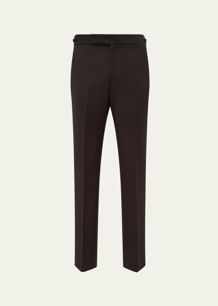 Gabriela Hearst Men's Sebastian Wool Twill Pants