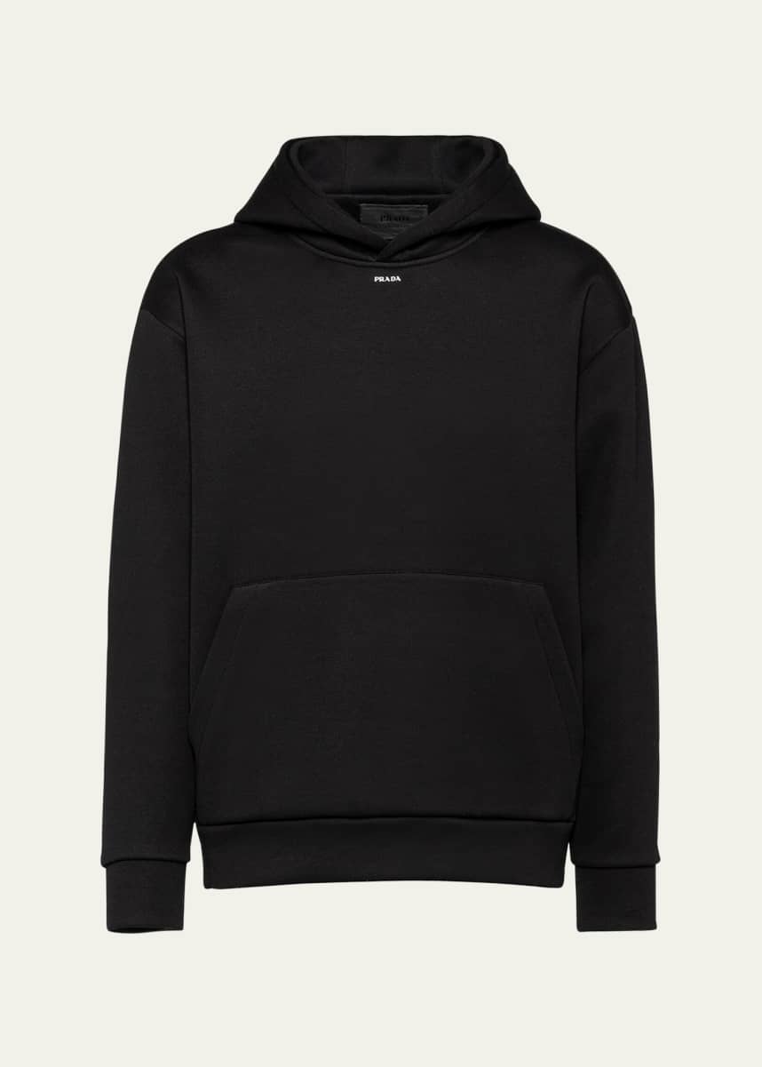 Prada Men's Cotton Logo Hoodie