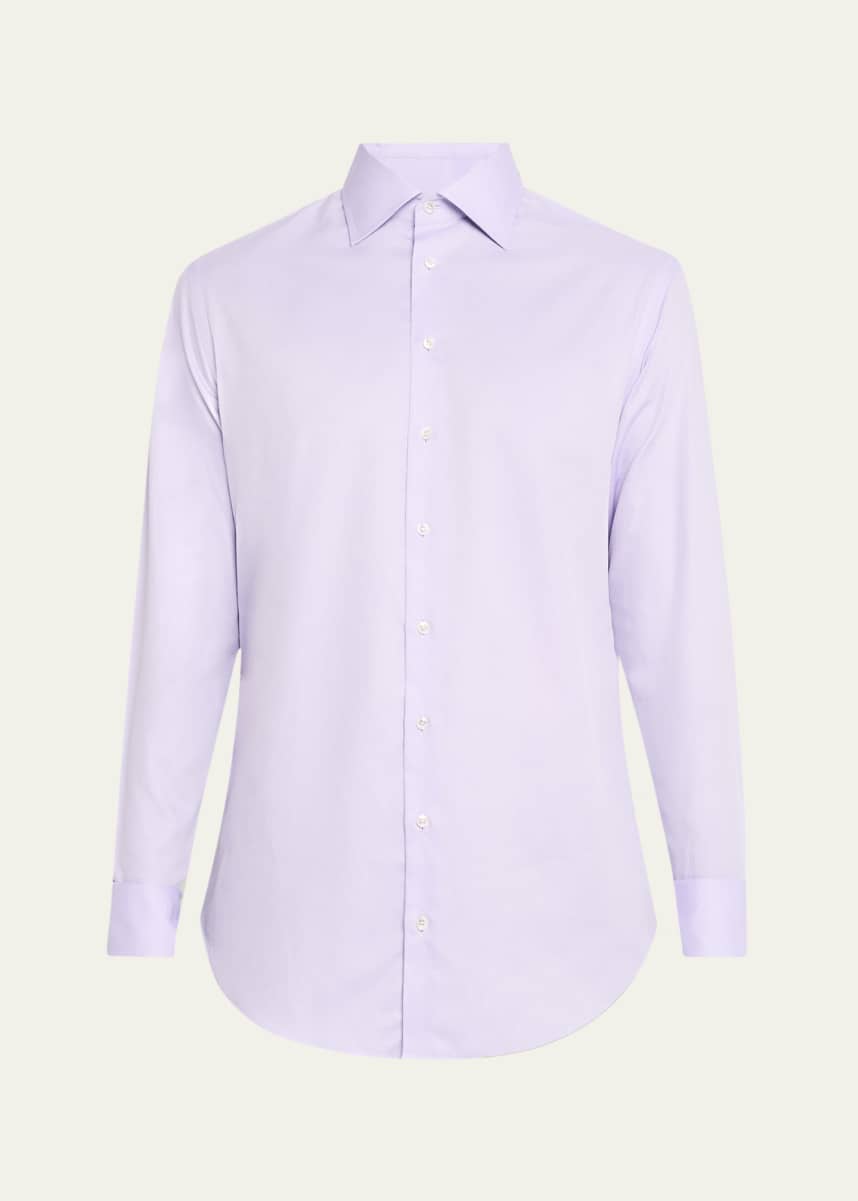 Giorgio Armani Men's Micro-Dot Dress Shirt