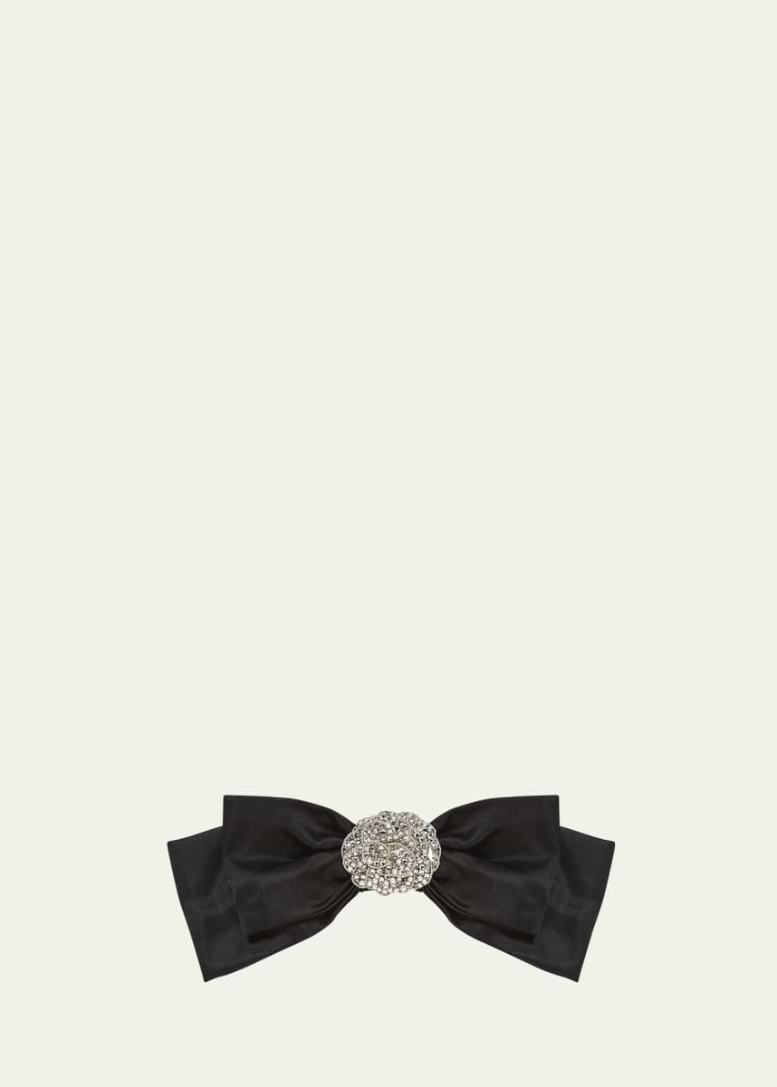 Jennifer Behr Gillian Bow Embellished Barrette