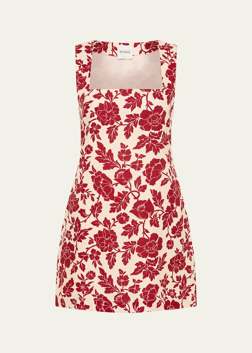 Posse Alice Linen Mini Dress
