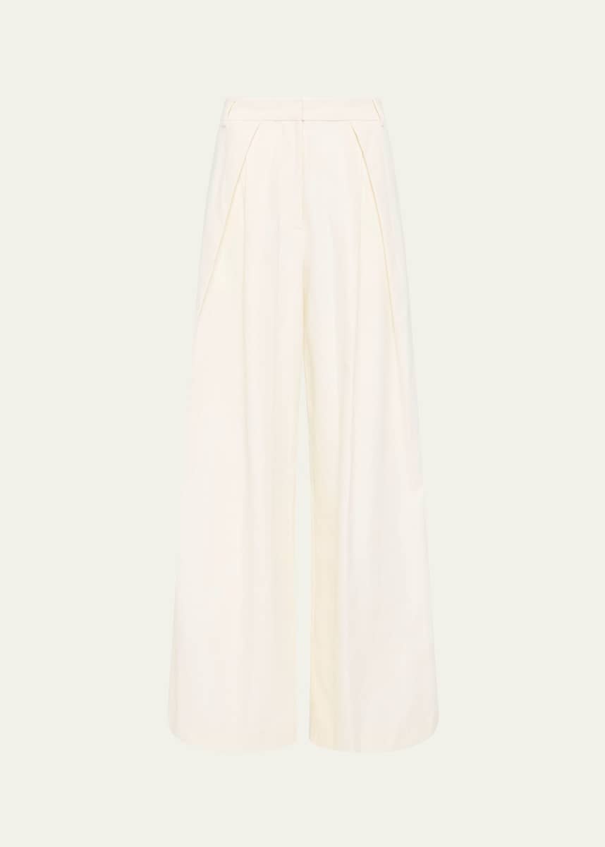 St. Agni Minimal Linen-Blend Trousers