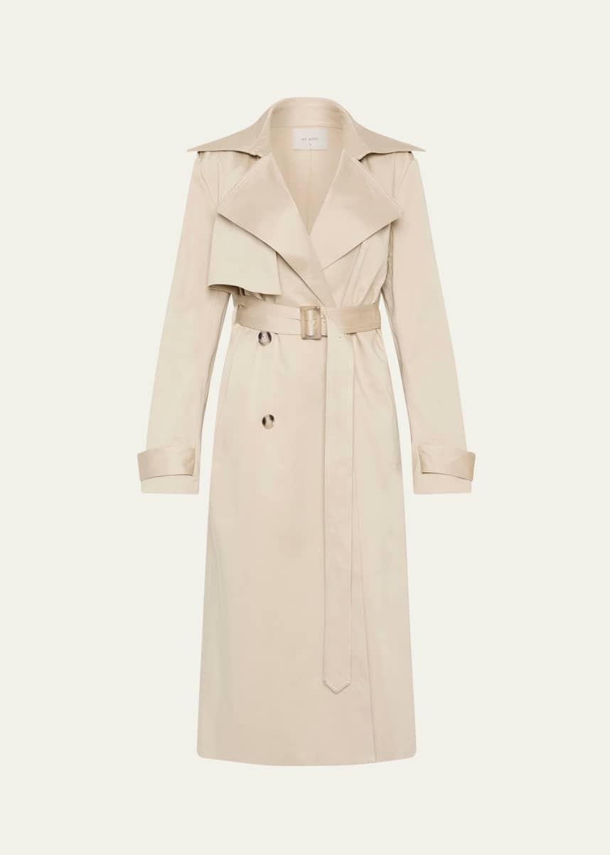 St. Agni Classic Mid-Length Trench Coat