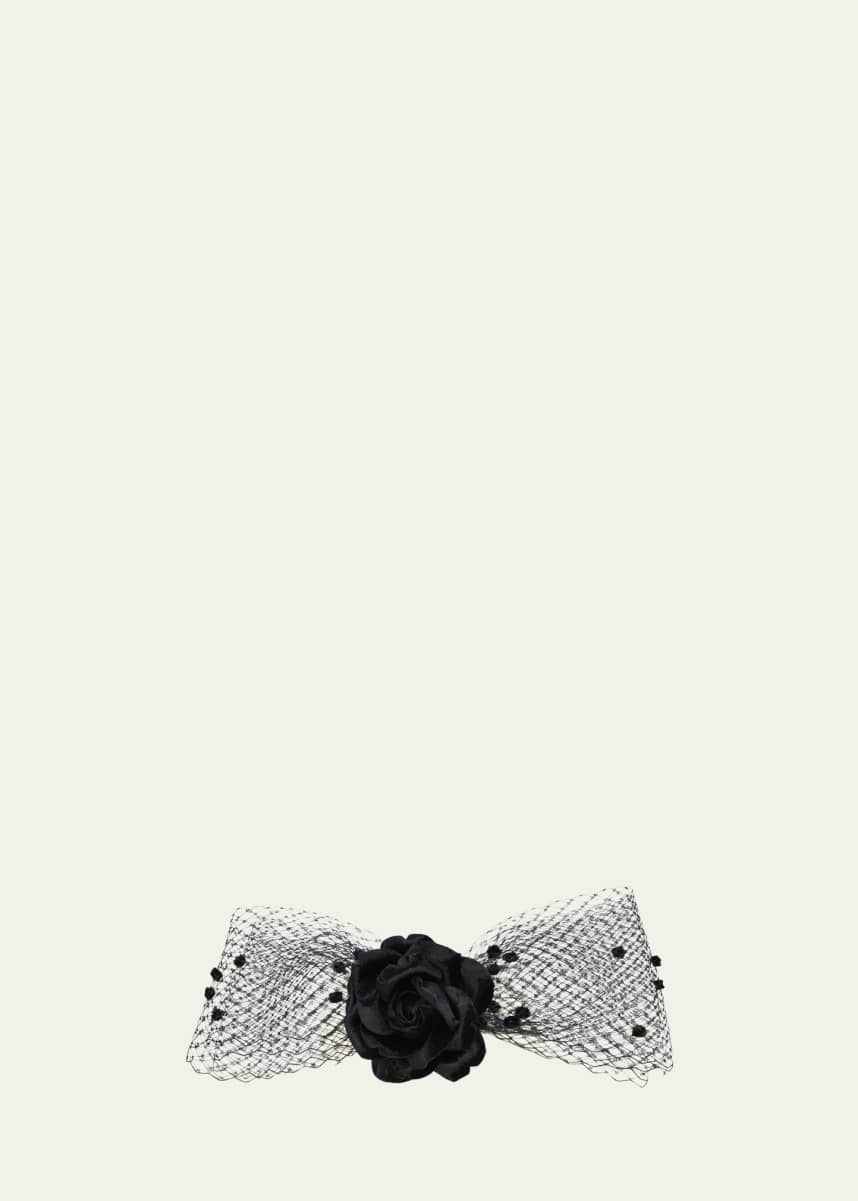 Gigi Burris Rebecca Silk Blend Rosette Bow