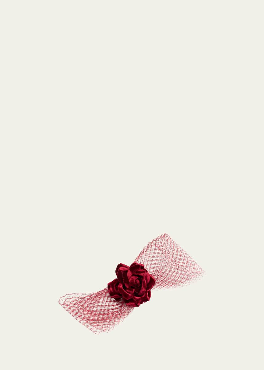 Gigi Burris Rebecca Silk Blend Rosette Bow