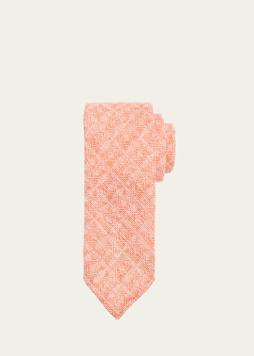 Petronius 1926 Men's Limited Edition Linen Jacquard Tie