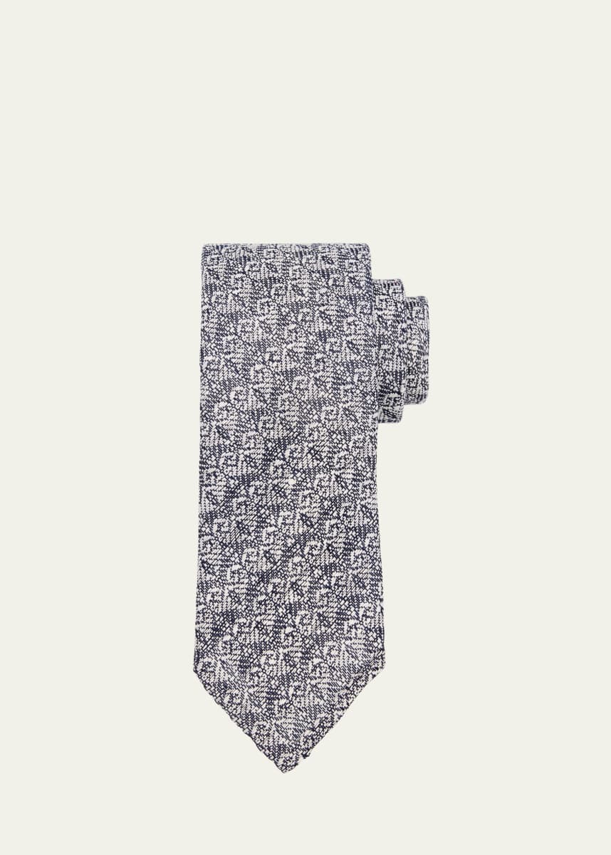 Petronius 1926 Men's Limited Edition Woven Linen Tie