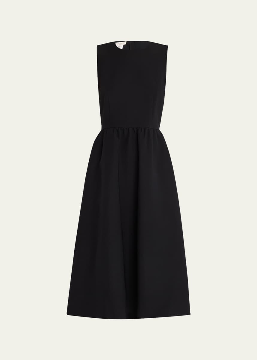 Lafayette 148 New York Pearl-Embellished Sleeveless Dress