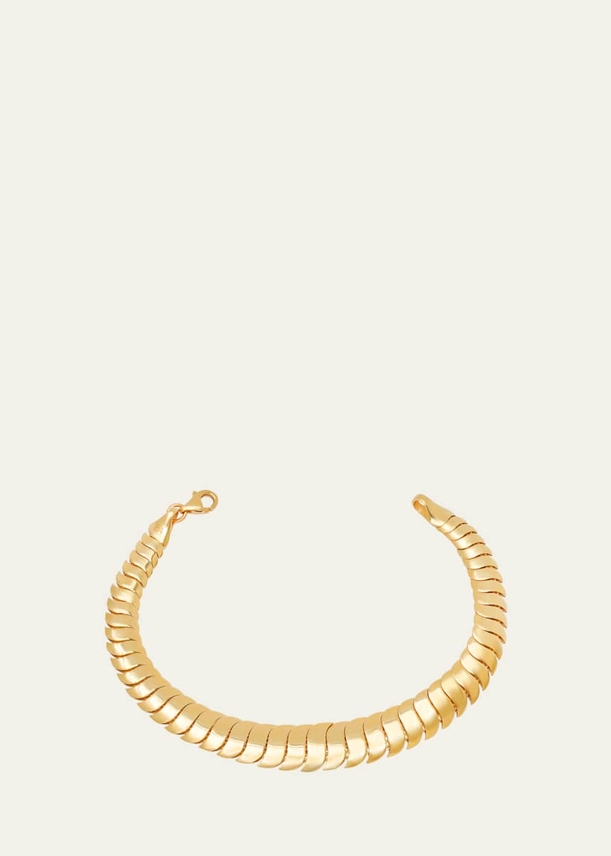 Shylee Rose Jewelry 14K Yellow Gold Wide Cobra Bracelet