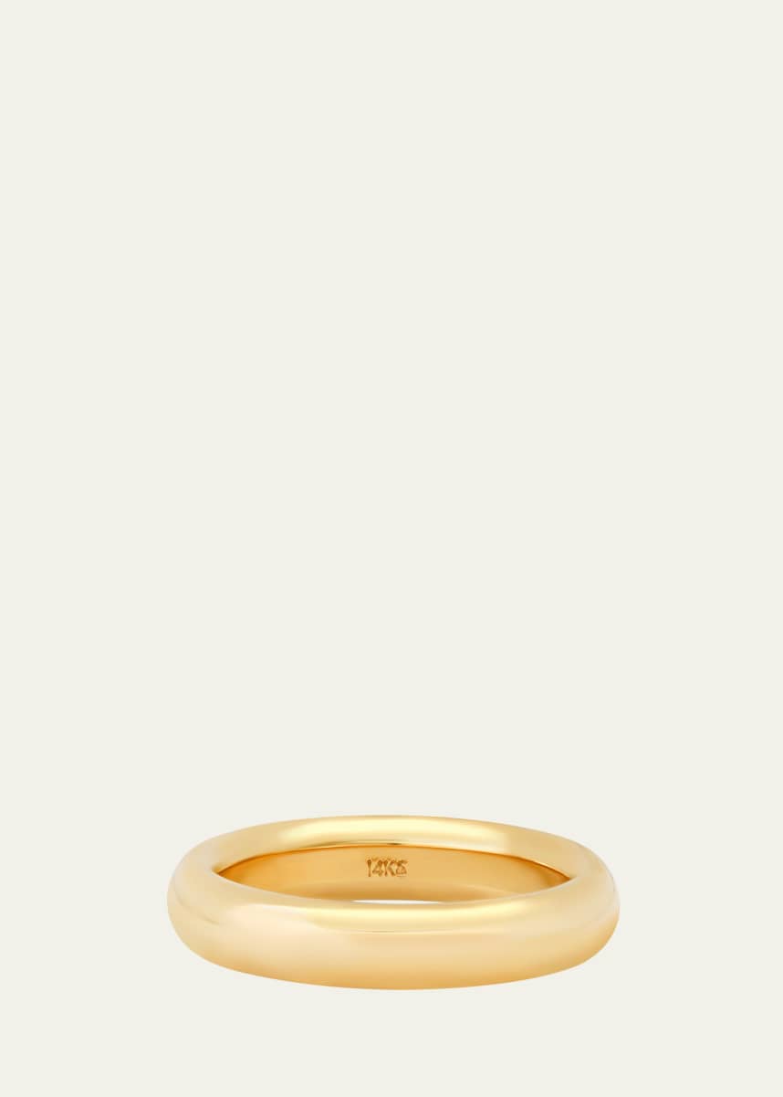 Shylee Rose Jewelry 14K Yellow Gold Wide Layering Band Ring