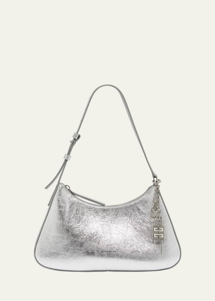 Givenchy Lucky Small Lock Shoulder Bag in Metallic Leather