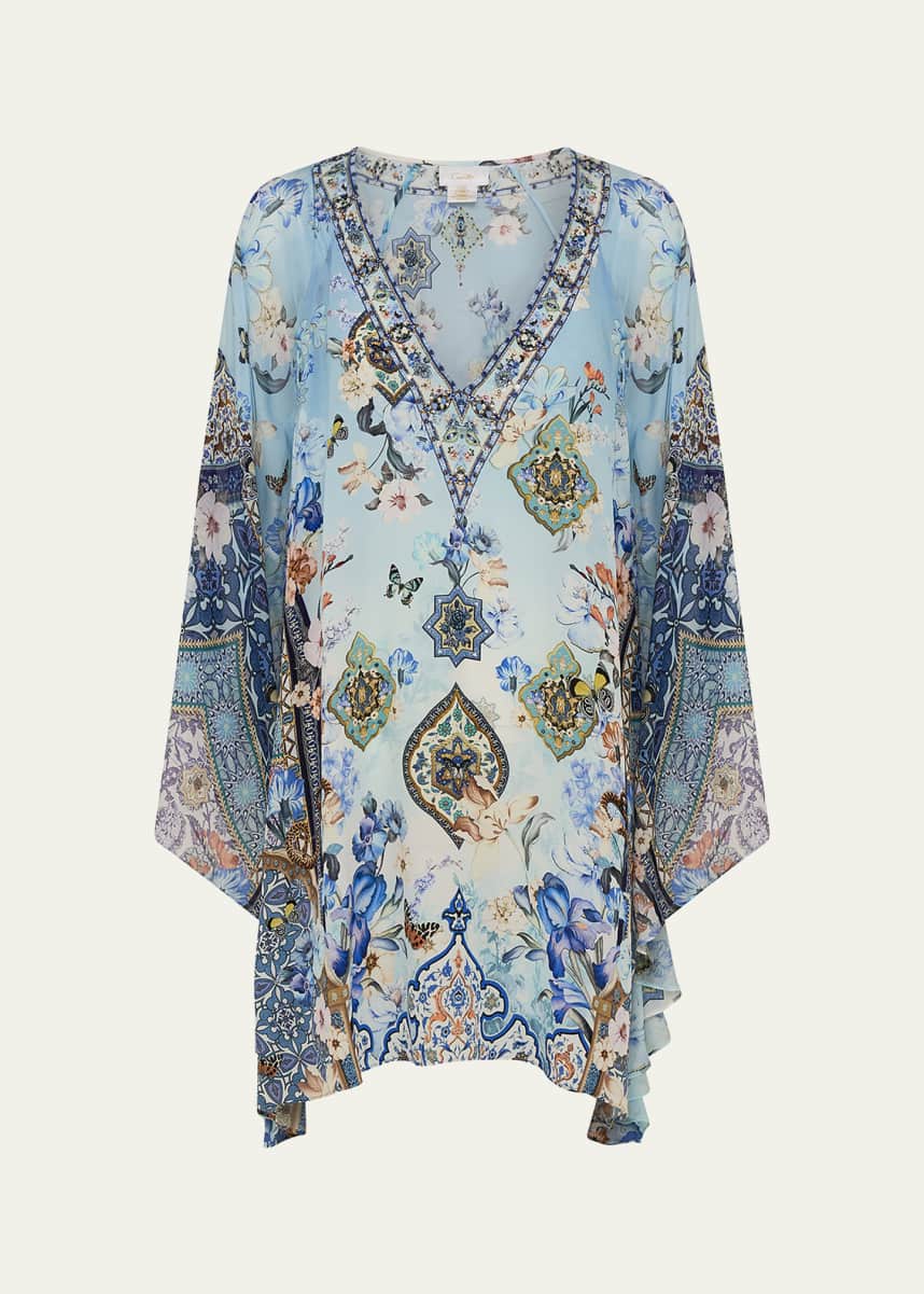Camilla Al Manial Palace Memoirs Raglan Sleeve Flared Kaftan