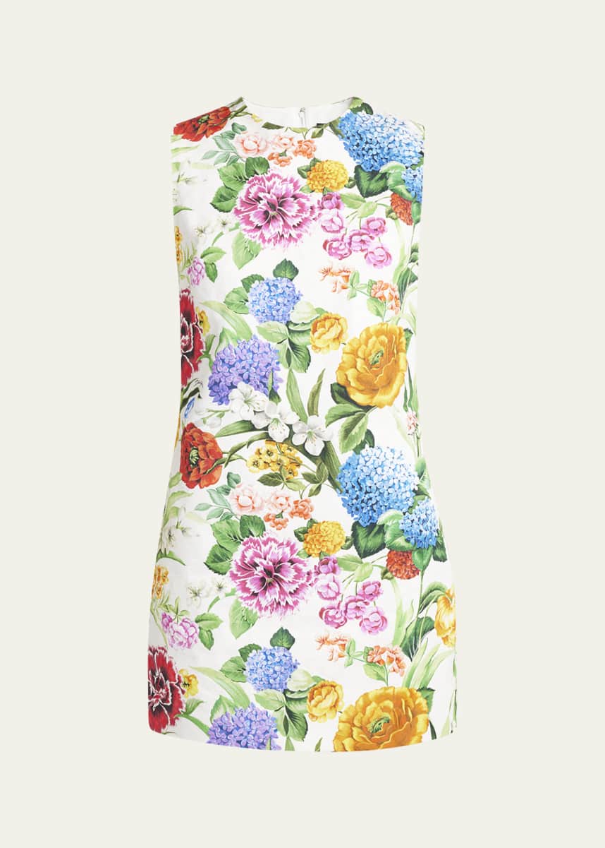 Dolce&Gabbana Floral Jacquard Mini Dress