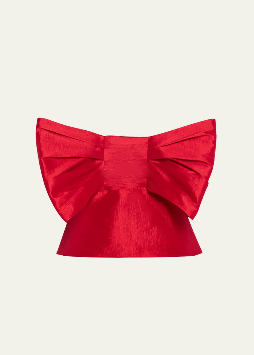 Kika Vargas Faye Strapless Bow Top
