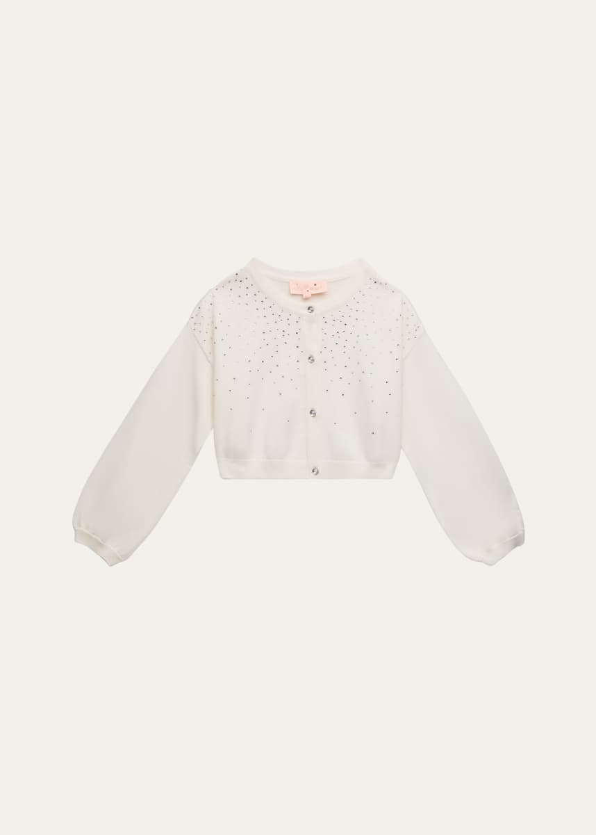 Tutu Du Monde Girl's Embellished Holiday Cardigan, Size Newborn-24M