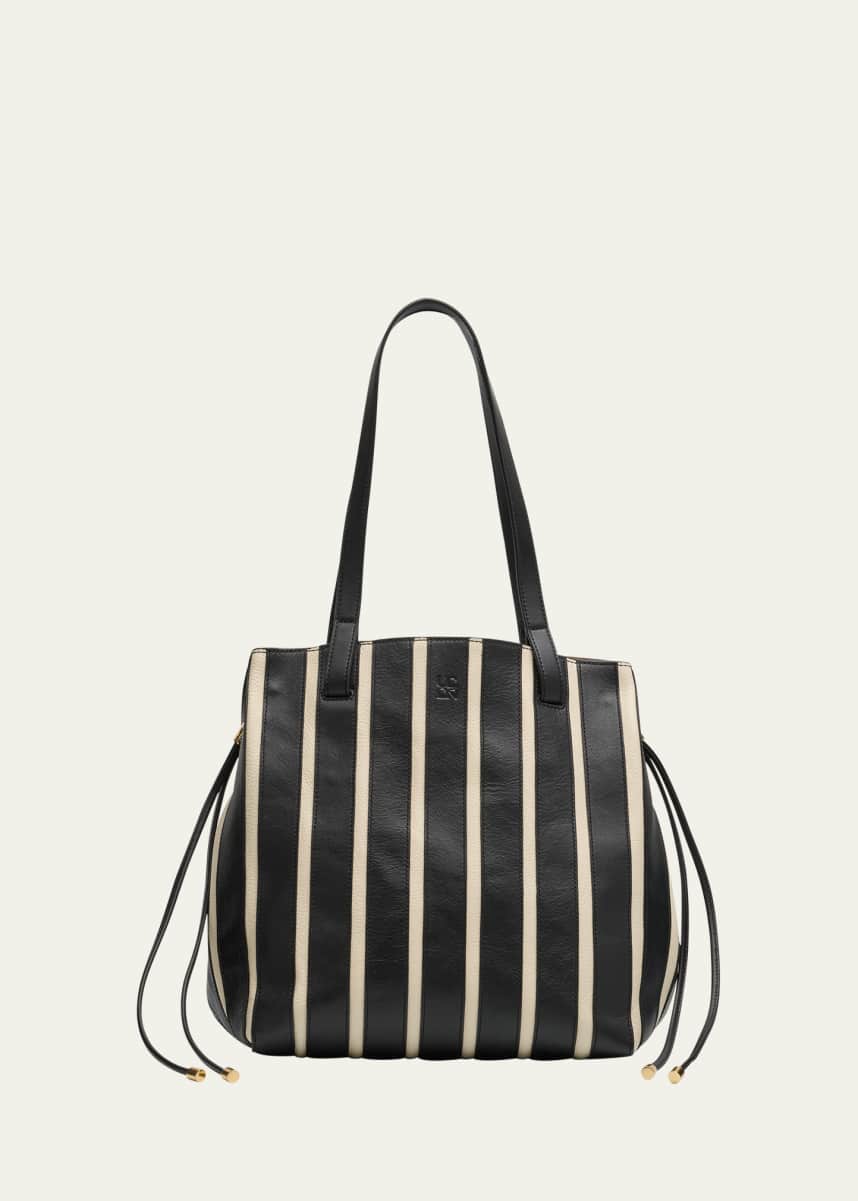 Ulla Johnson Alma Striped Leather Everyday Tote Bag