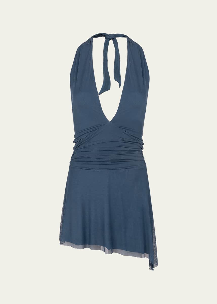 Vix Solid Nina Mini Dress