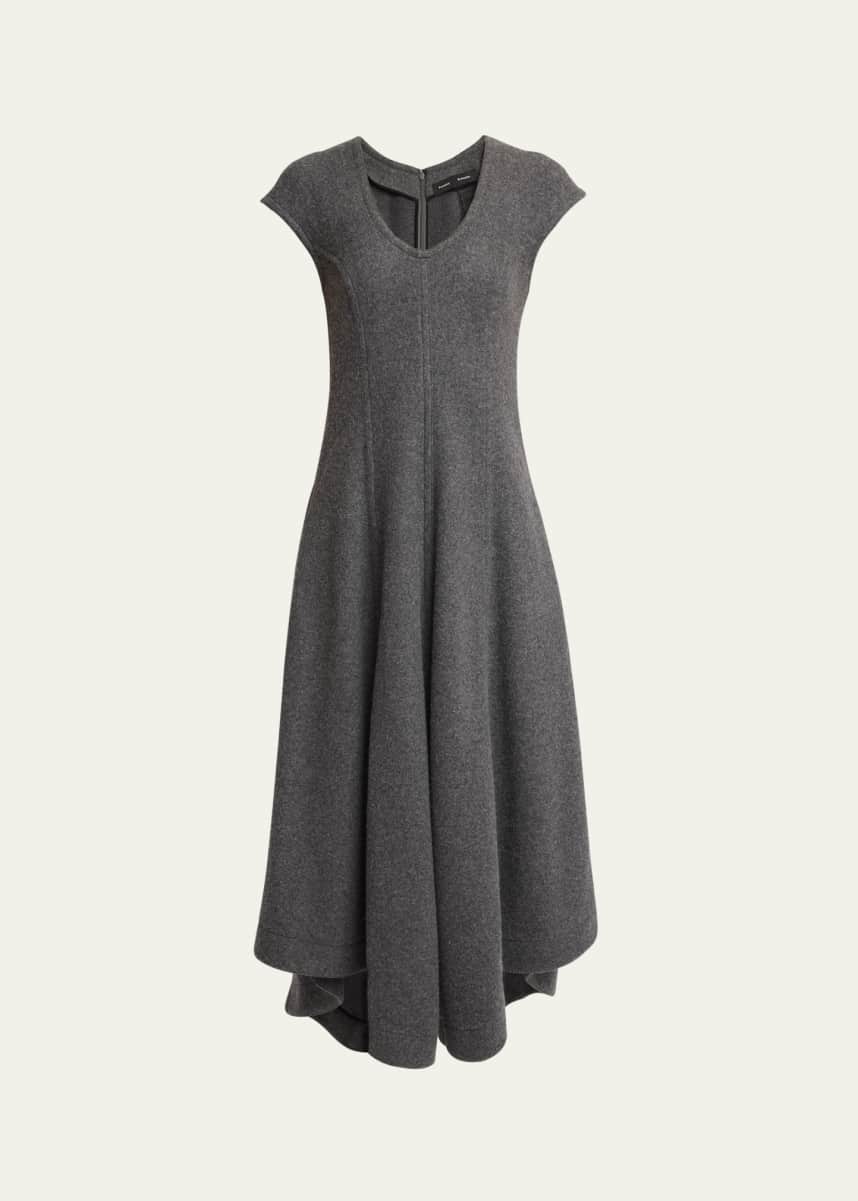 Proenza Schouler Delilah Wool Jersey Midi Dress