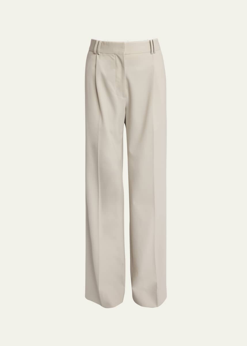 Proenza Schouler Savannah Wool Gabardine Suiting Pants