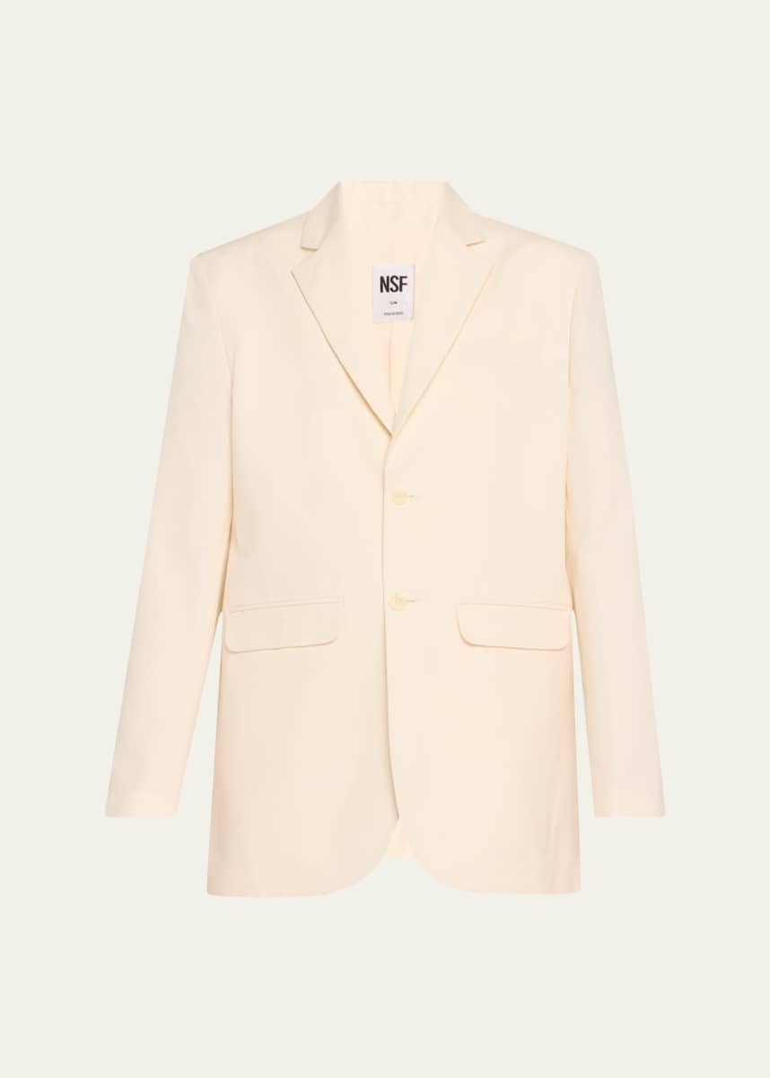 NSF Clothing Lawrence Oversized Single-Breasted Blazer