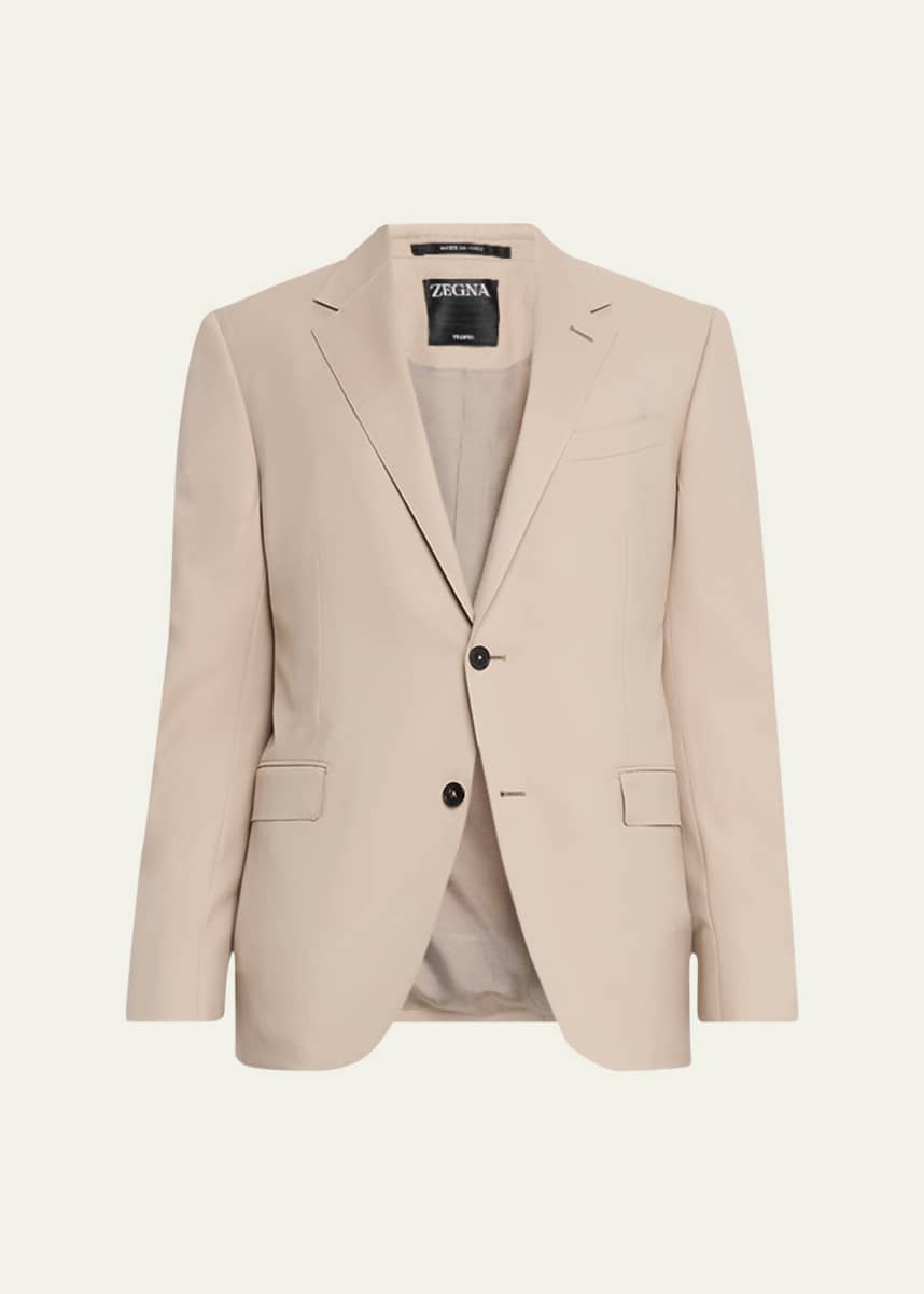 ZEGNA Men's Trofeo Wool Solid Suit