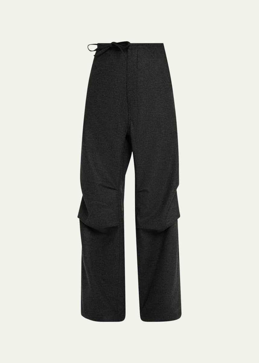 DARKPARK Daisy Heavy Wool-Twill Drawstring Pants