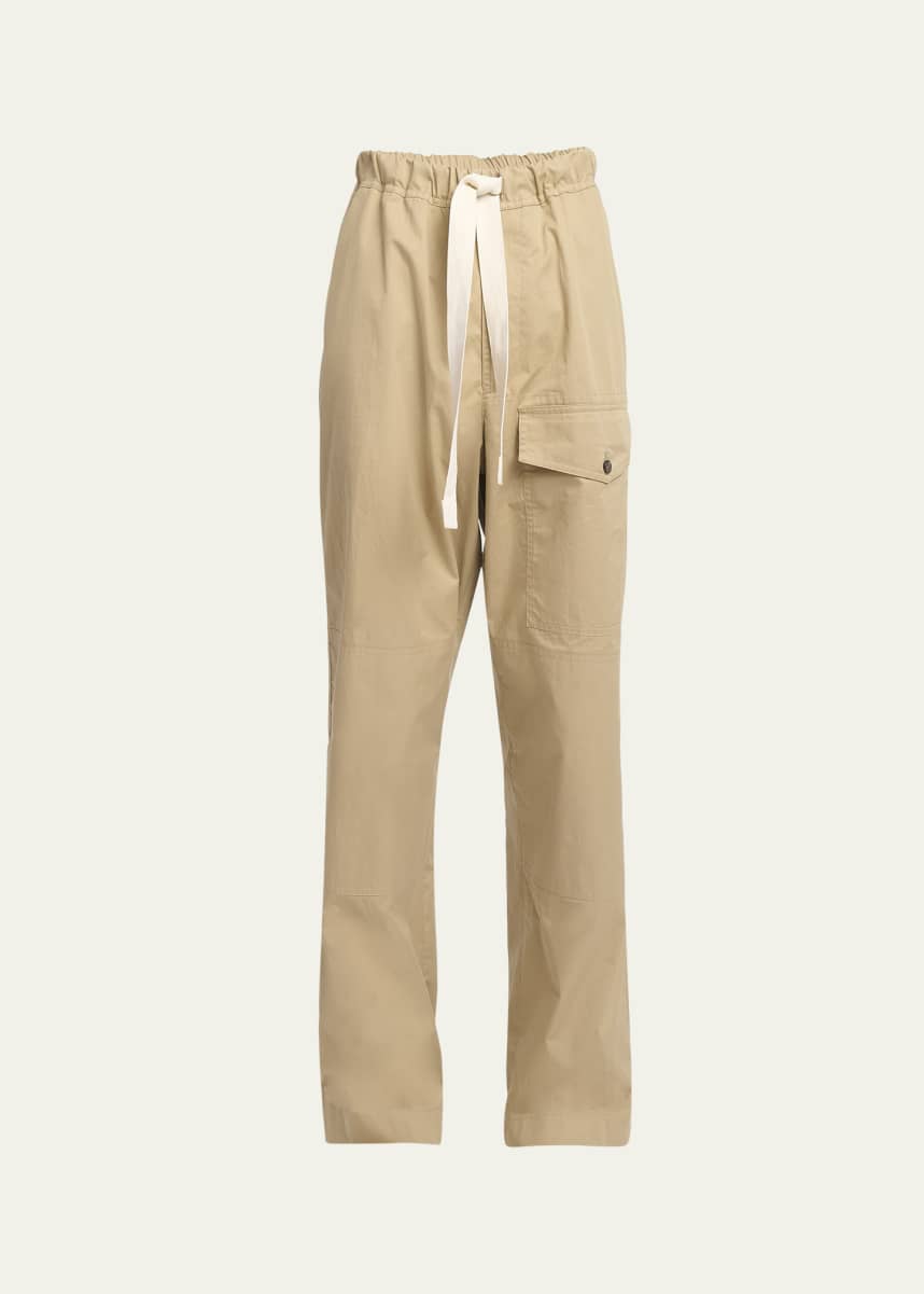 Dries Van Noten Men's Pannoch Tie-Waist Pants