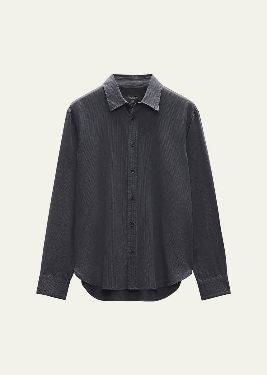 Rag & Bone Men's Zigzag Dobby Sport Shirt