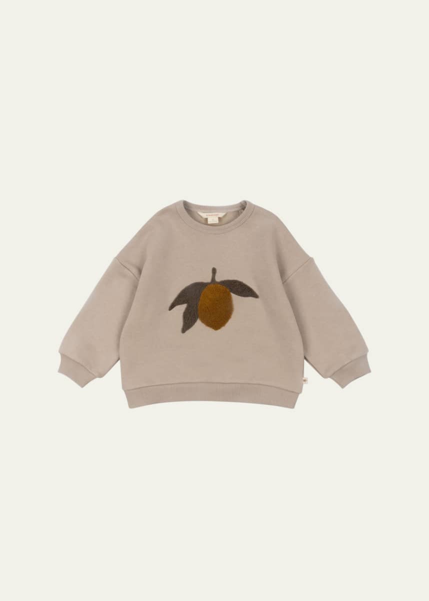 Konges Slojd Kid's Lou Lemon Graphic Sweatshirt, Size 9M-10