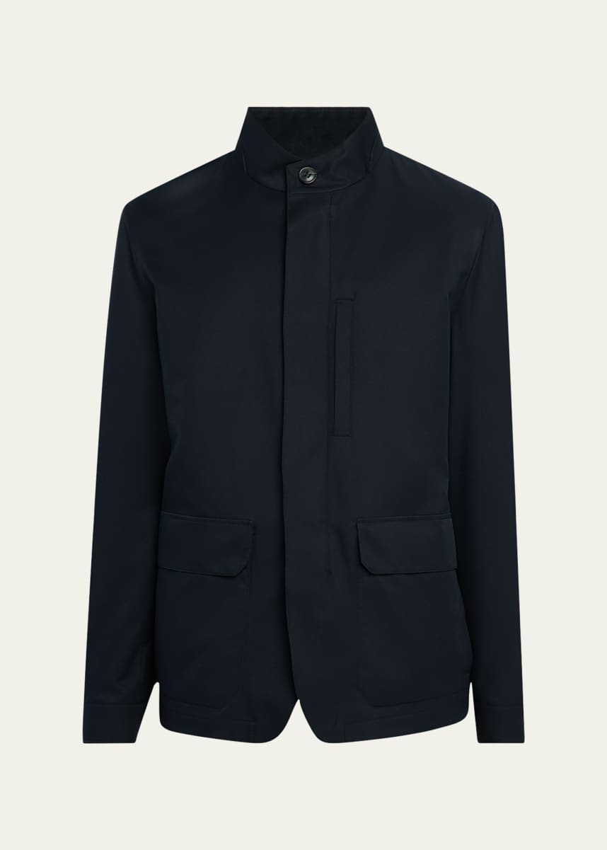 ZEGNA Men's Solid Car Coat