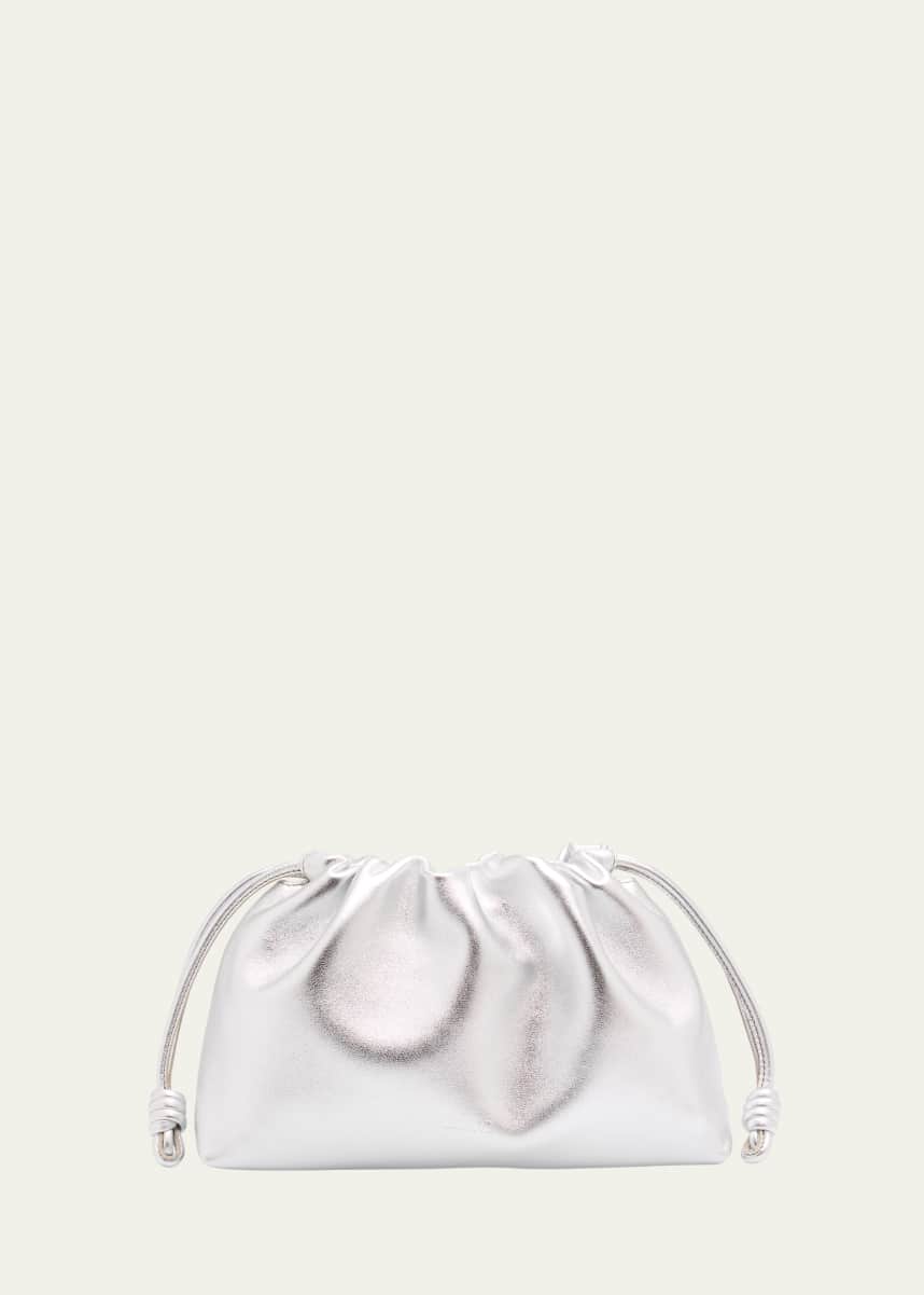 Loewe Flamenco Metallic Leather Shoulder Bag