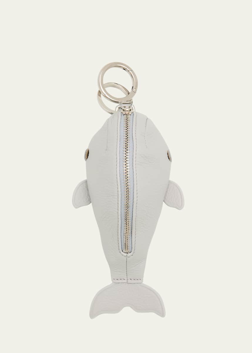 Loewe Whale Leather Pouch Charm