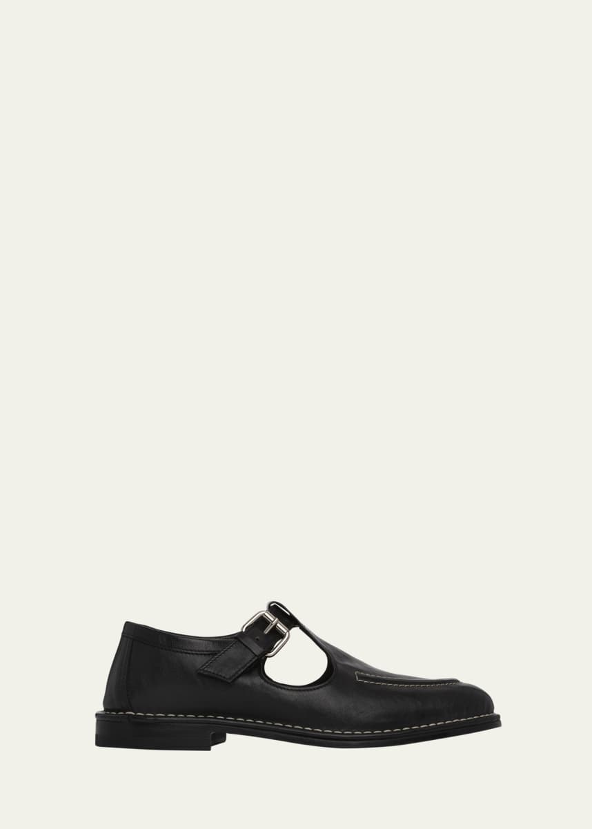 Pierre Hardy Modica Leather Mary Jane Loafers