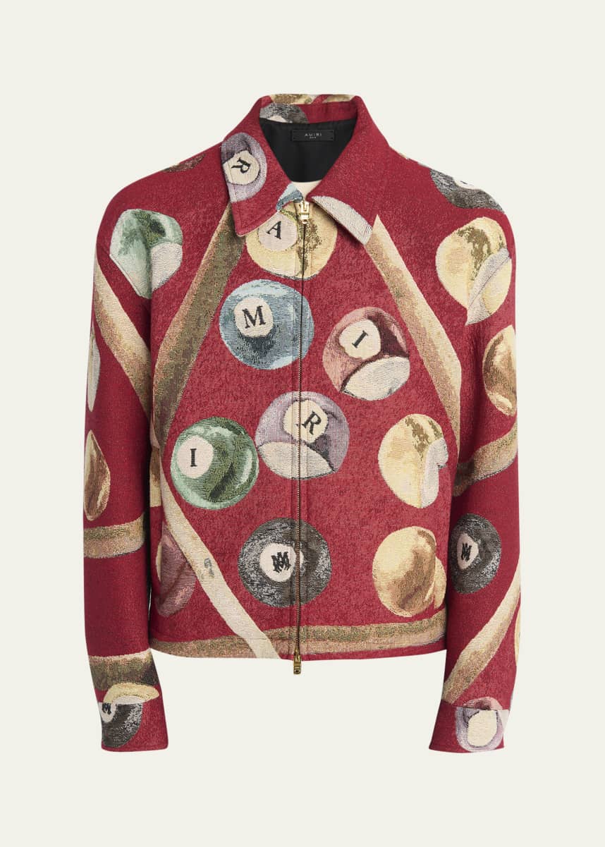 Amiri Men's Billiards Tapestry Blouson Jacket