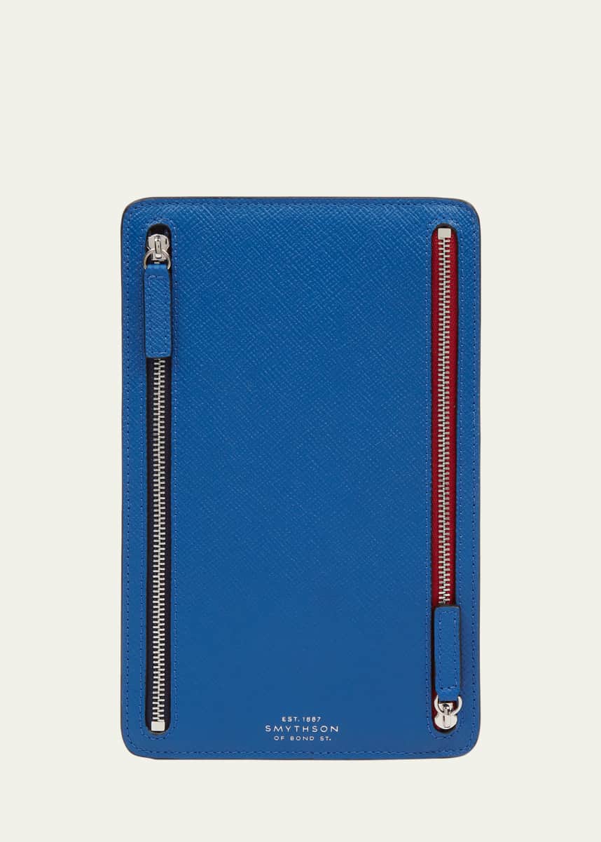 Smythson Panama Multi-Zip Currency Case