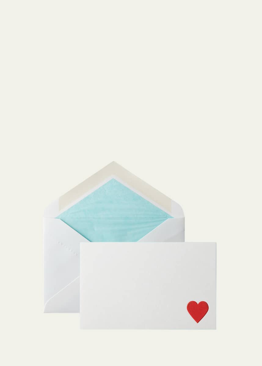 Smythson Charm Heart Notecards, Set of 10