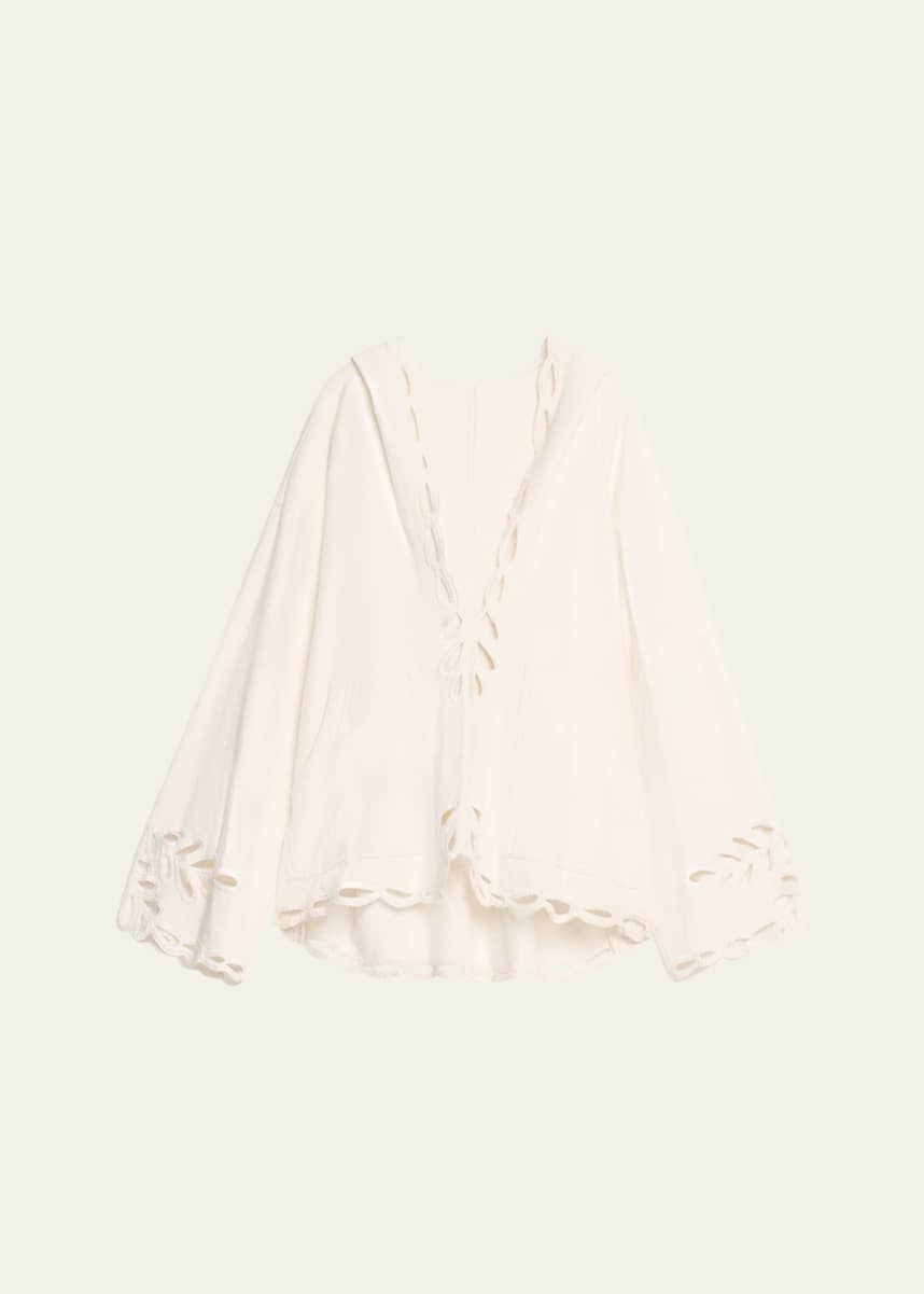 Etoile Isabel Marant Solvi Embroidered Hooded Pullover