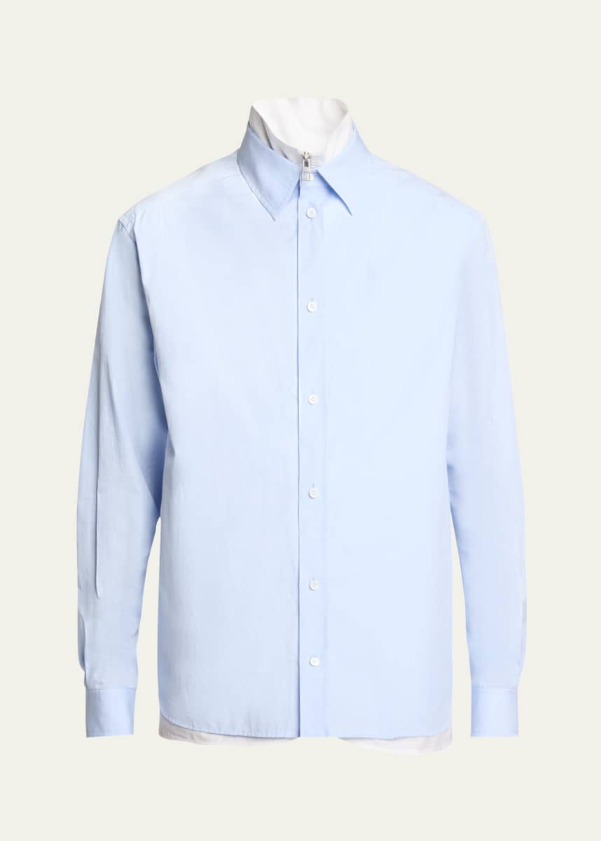 Loewe Men's Double-Layer Sport Shirt
