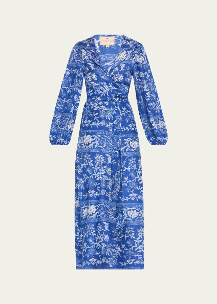 Hannah Artwear Luna Wrap Maxi Dress