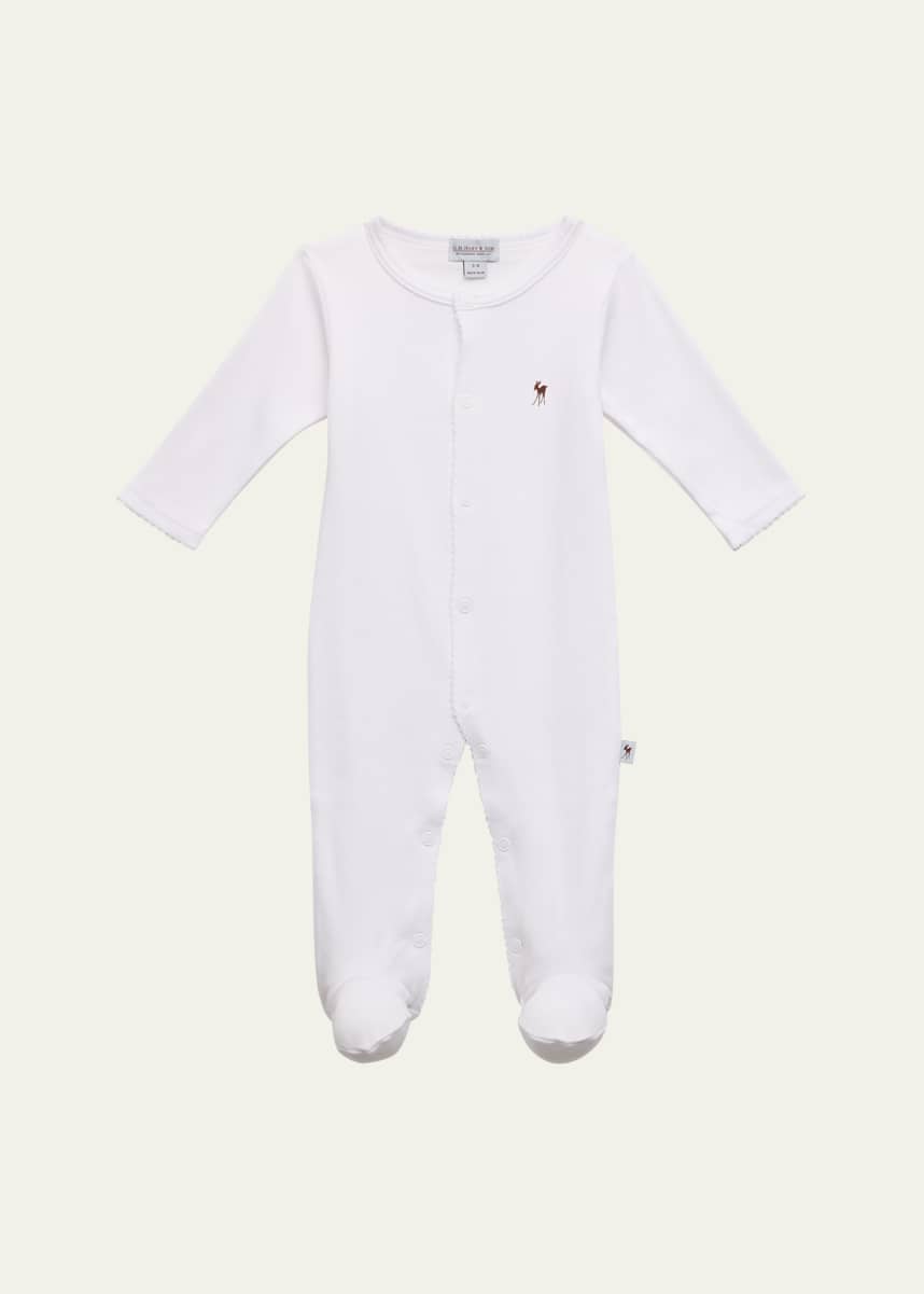 G.H.Hurt & Son Kid's Baby Fawn Footie, Size 0-6M